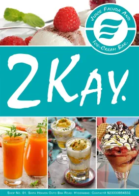 2Kay Juice Faluda & Ice Bar logo